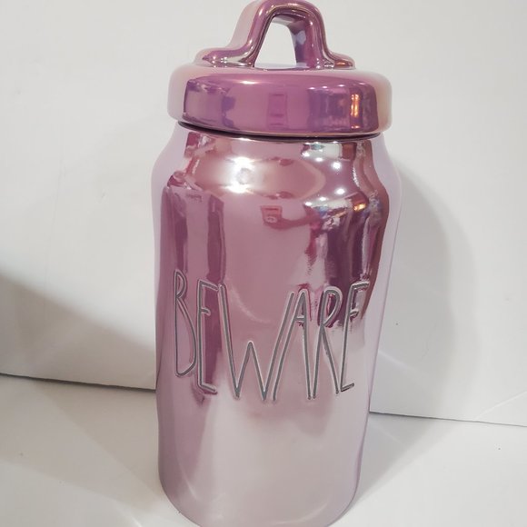 Rae Dunn Kitchen New Rae Dunn Beware Iridescent Canister Poshmark